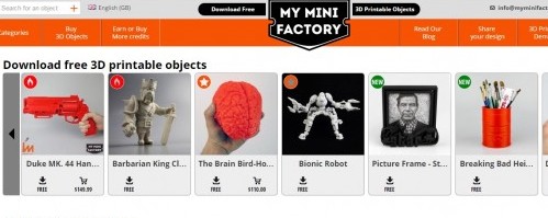 MODELOS DE IMPRESION 3D GRATIS EN MY MINI FACTORY