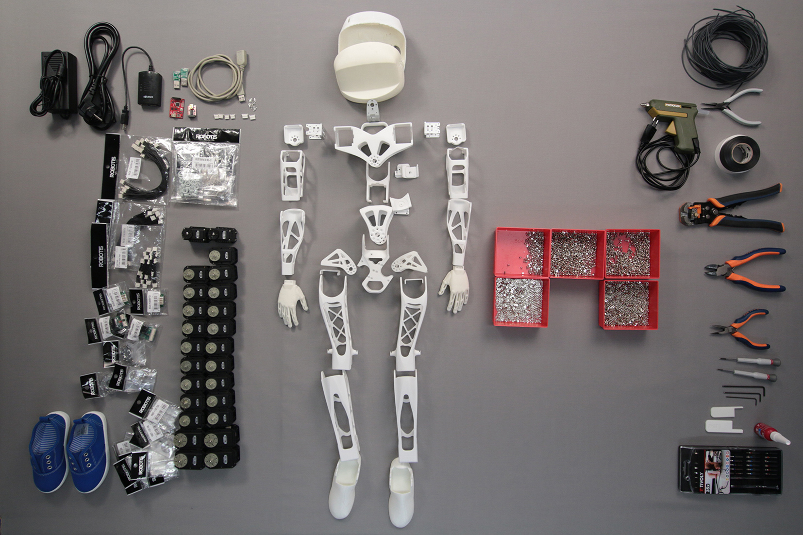 Разобранный робот. Робот Поппи. Робот на 3д принтере. Arduino humanoid Robot 3d model. Детали на 3д принтере.